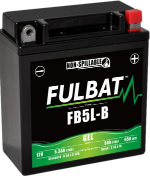 Batterie Fulbat FB4L-B 12V - 5Ah Gel wartungsfrei - einbaufertig