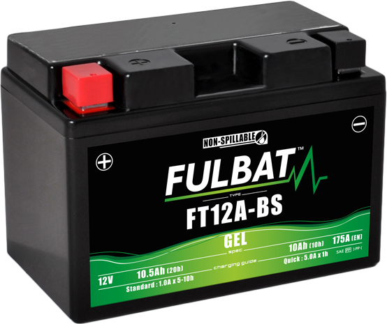 Batterie Fulbat GEL SLA FTX20A-BS GEL 12V 18AH 270 AMPS 150x87x161 + Gauche