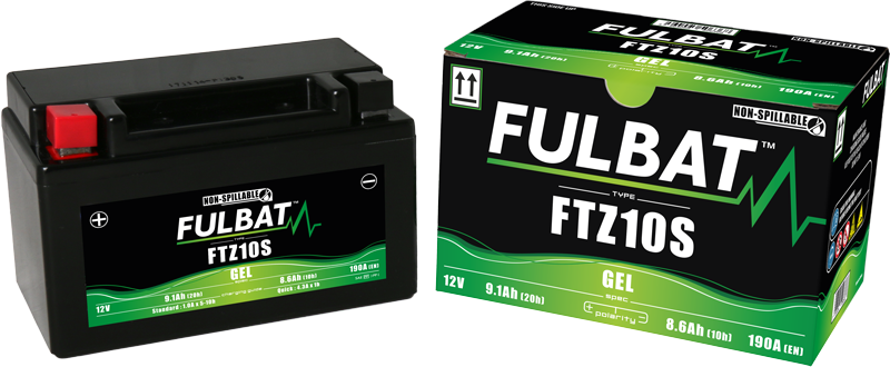 Batterie Fulbat FT12B-4 12V - 10Ah SLA (Gel) wartungsfrei - einbaufertig  kaufen