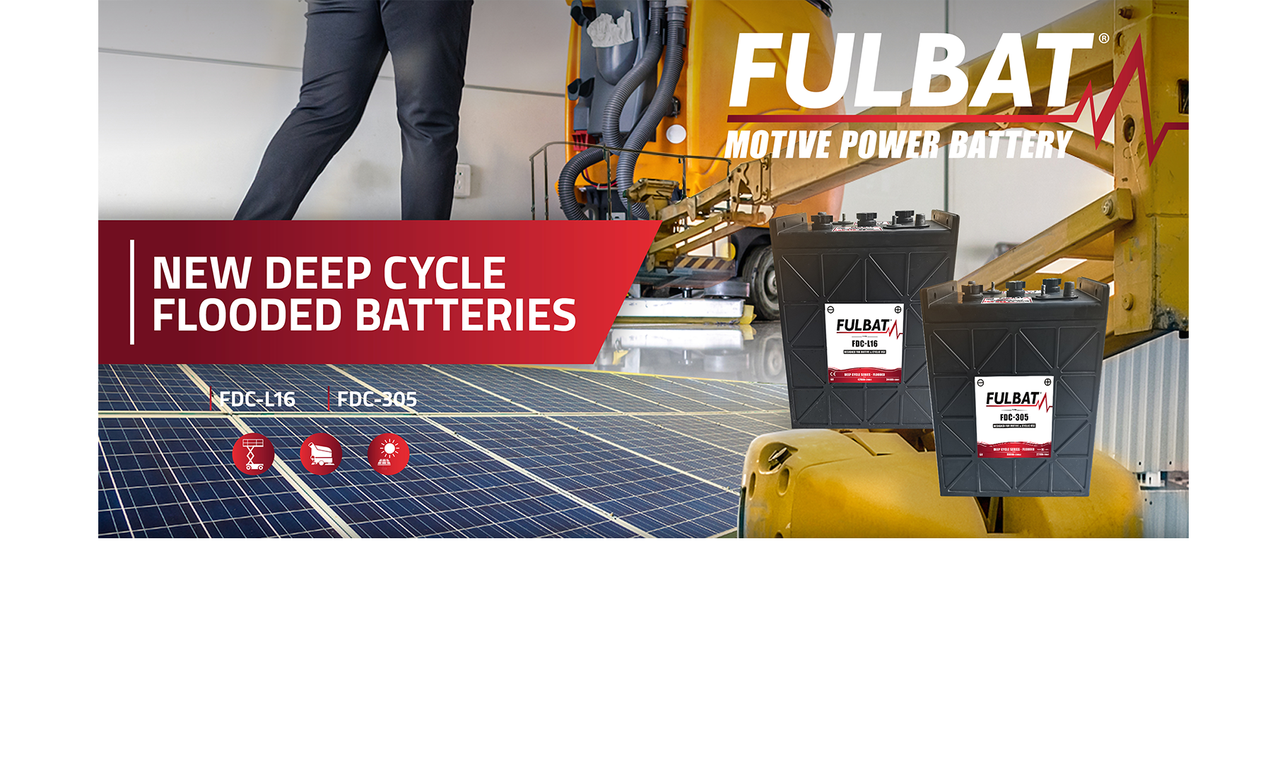 New Deep Cycle Flooded Batteries Fulbat