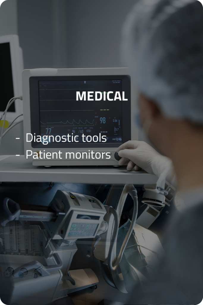 Custom battery pack application medical